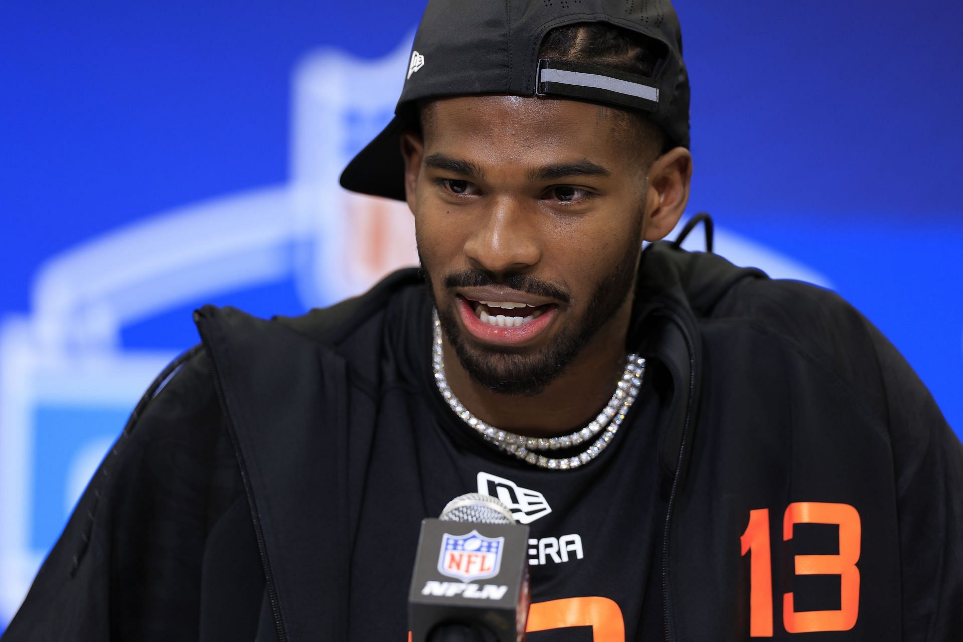 Shedeur Sanders at 2025 NFL Scouting Combine - Source: Getty