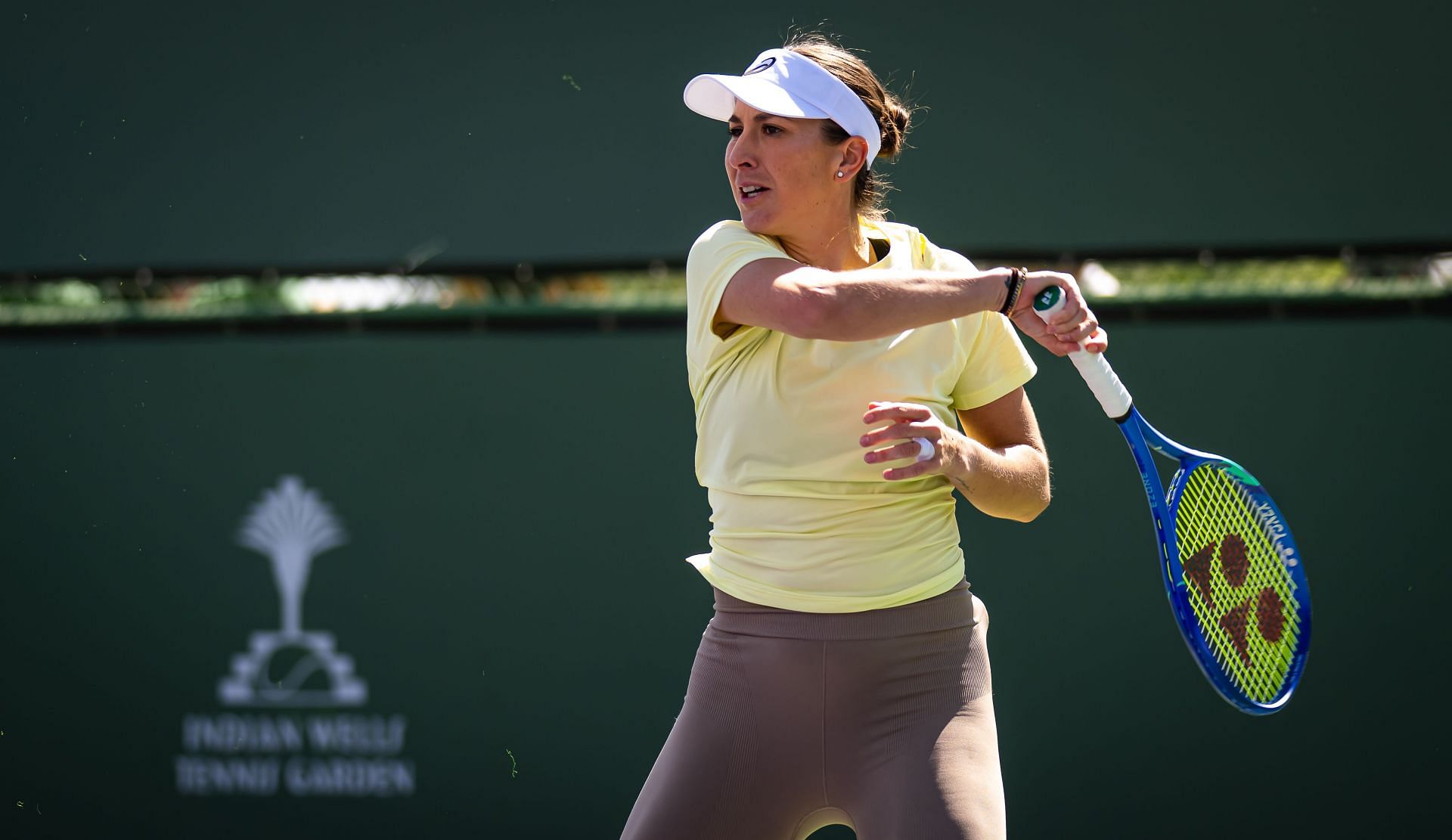 Belinda Bencic at the BNP Paribas Open - Source: Getty