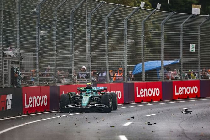 Fernando Alonso drops one-word hint at the possible reason behind his crash at the F1 Australian GP