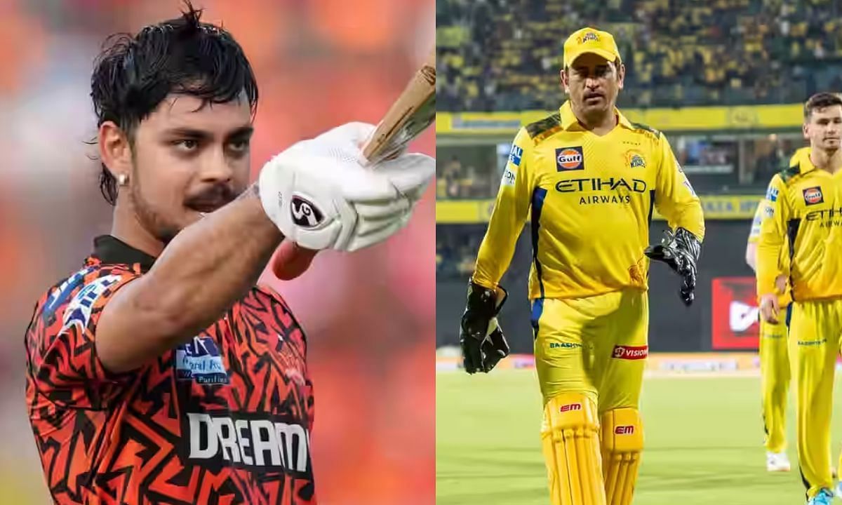 ईशान किशन और एम एस धोनी (Photo Credit - IPLT20.COM)