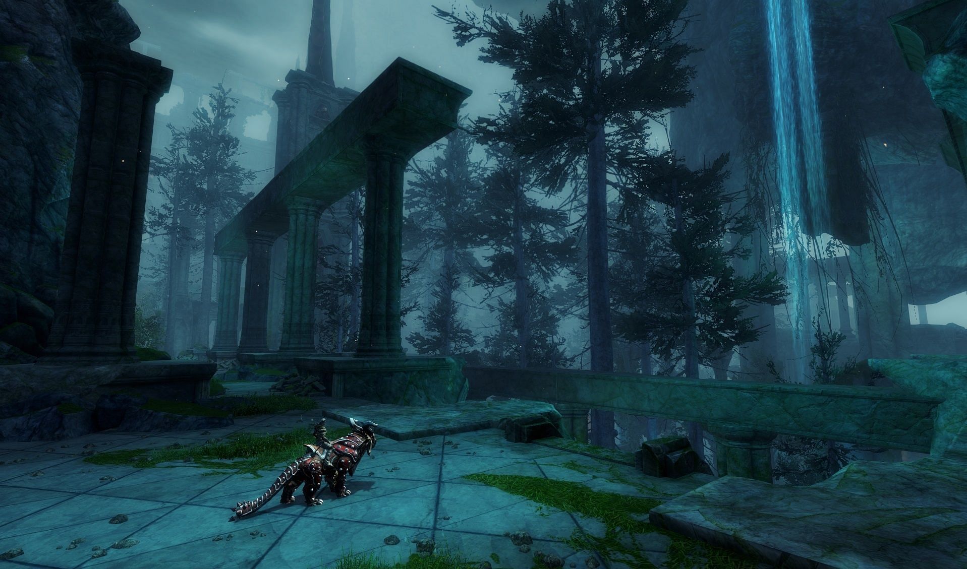 Mistburned Barrens is an eerie place of death and horrors long past (Image via NCSoft)