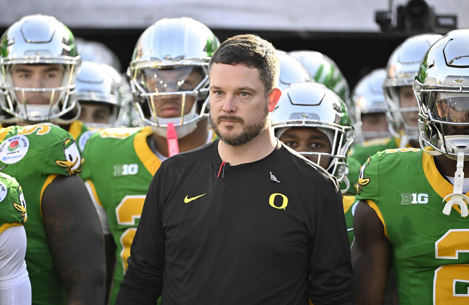 Ohio State Buckeyes defeated the Oregon Ducks 41-21 to win the 111th Rose Bowl CFP quarterfinal playoff football game. - Source: Getty