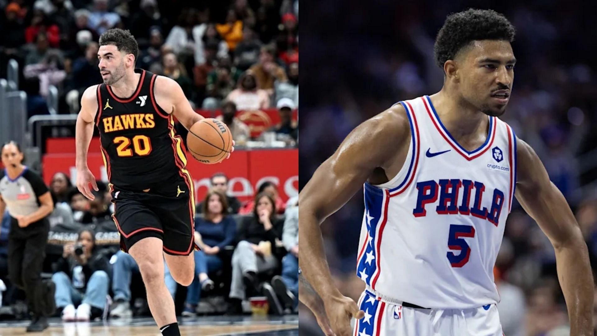 Geroges Niang (left) and Quentin Grimes (right) - Source: Getty Images/Imagn