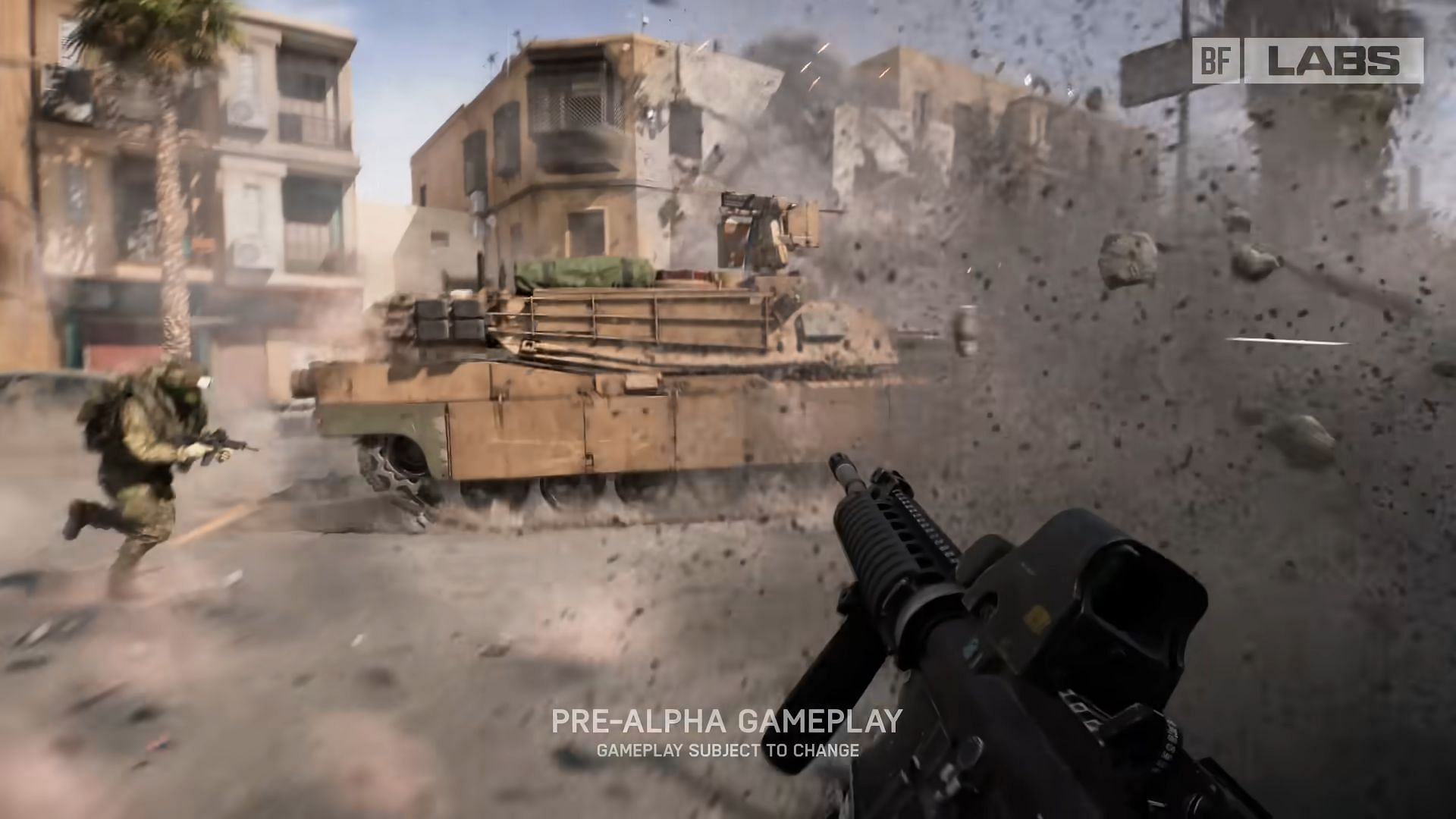 Pre-Alpha gameplay from Battlefield Labs (Image via EA)