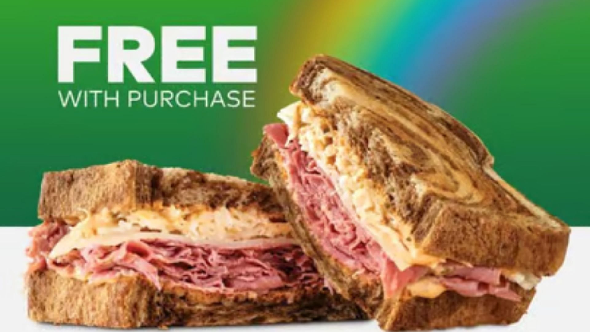 Corned Beef Reuben special deal (Image via Arby&#039;s)