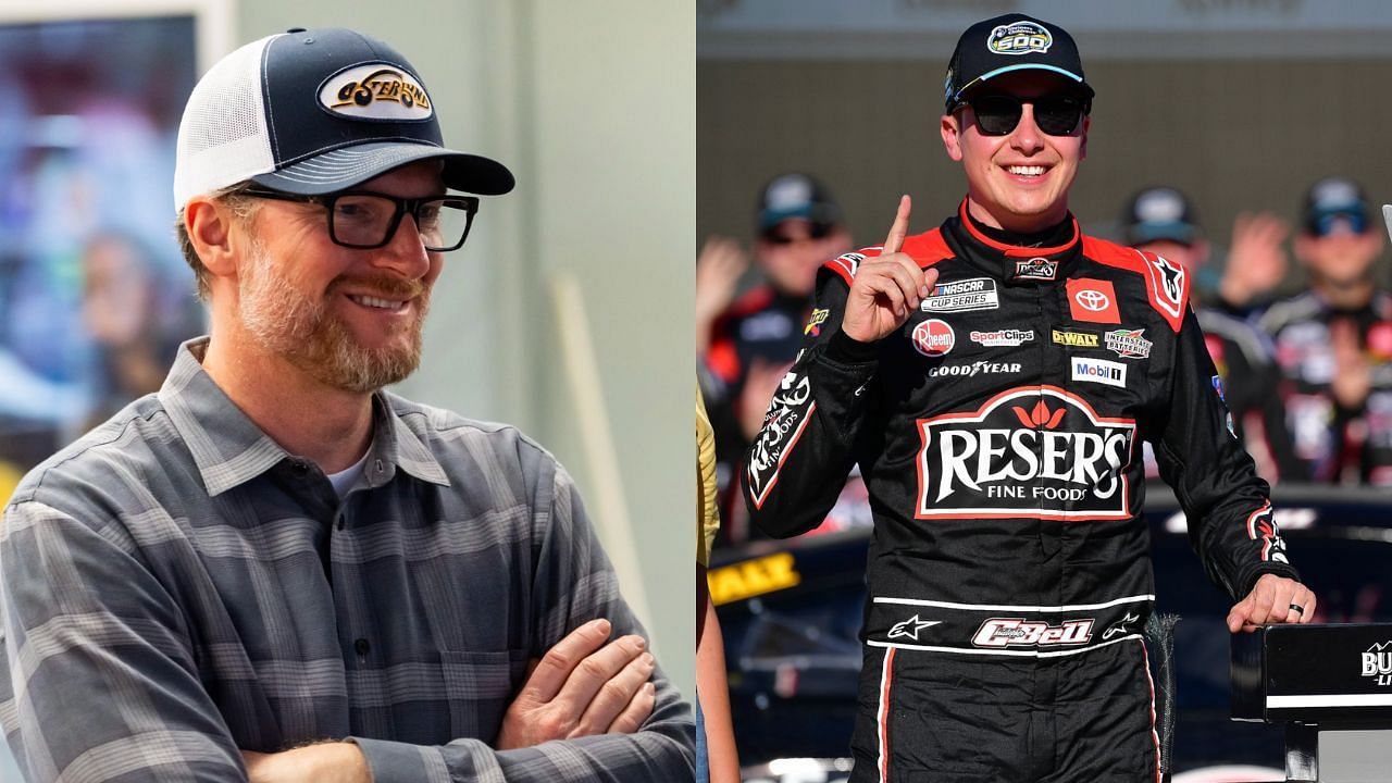 Dale Earnhardt Jr. (Left) and Christopher Bell (Right). Source: IMAGN