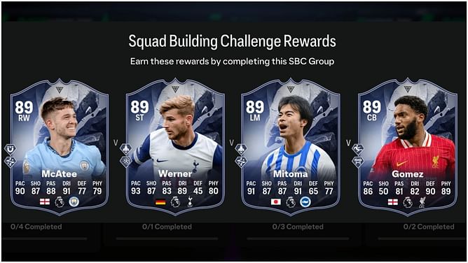 EA FC 25 FC Pro Leagues ePremier League player pick SBC: All tasks and cheapest solutions