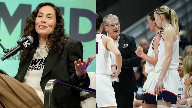 “No f***ing way”: Sue Bird dismisses Geno Auriemma supposedly “crying” for Paige Bueckers