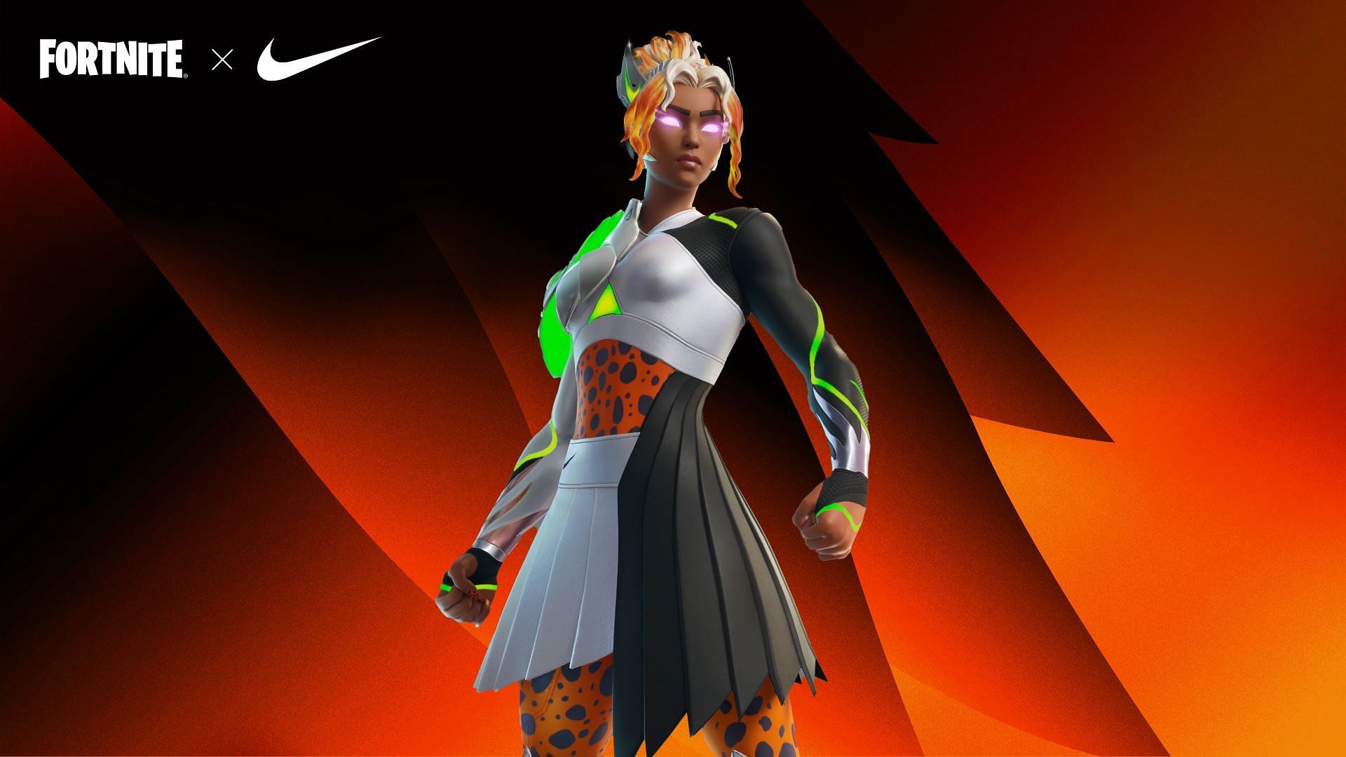 The Nike Goddess skin is now in Fortnite (Image via Epic Games)