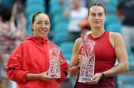 Jessica Pegula and Aryna Sabalenka - Source: Getty