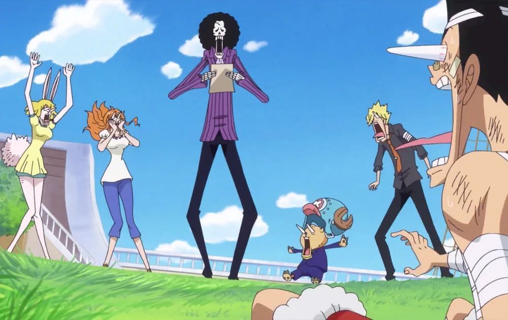 Monkey D. Luffy in One Piece.