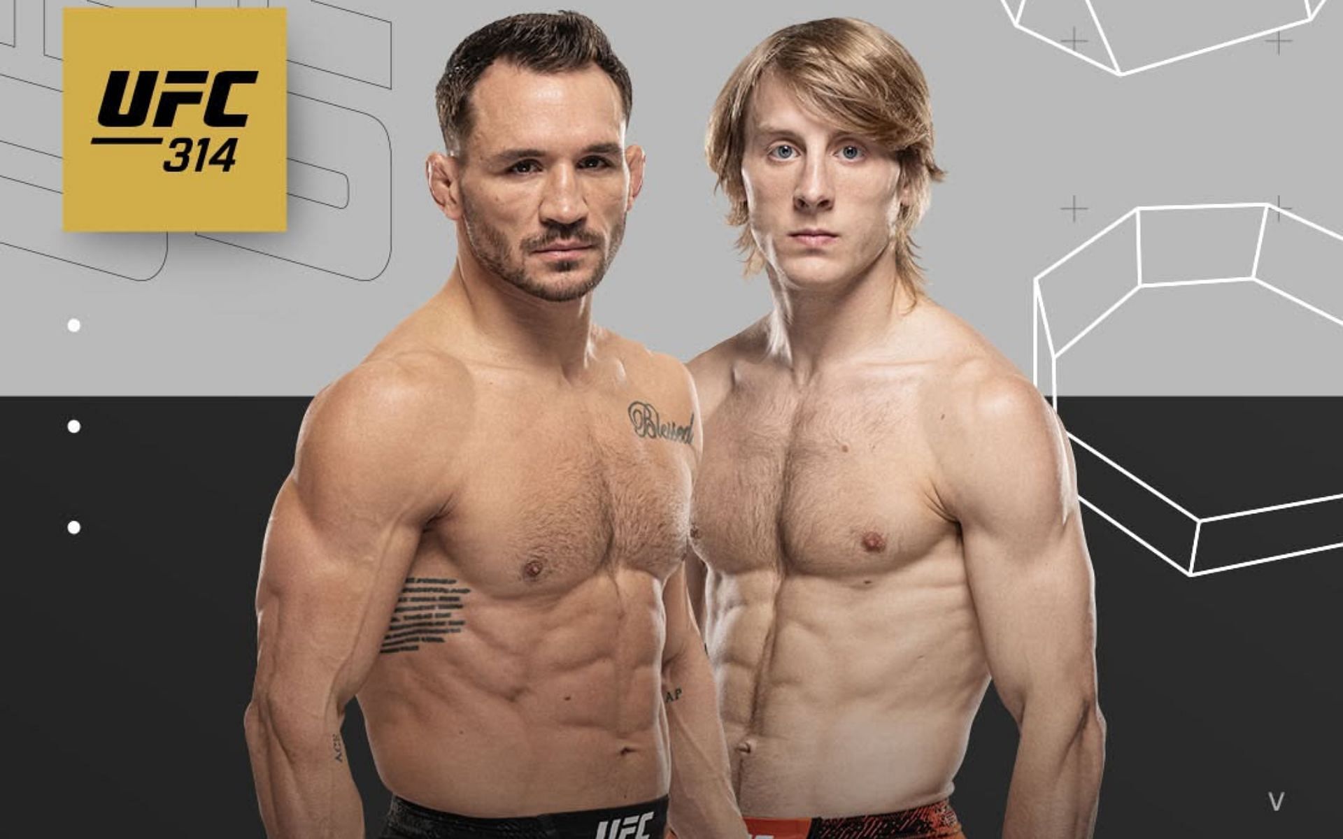 Paddy Pimblett (right) talks about Michael Chandler