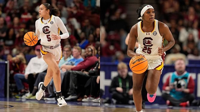 "She's not gonna be in South Carolina": Tessa Johnson pokes fun at teammate Raven Johnson as Gamecocks enjoy 4-day break