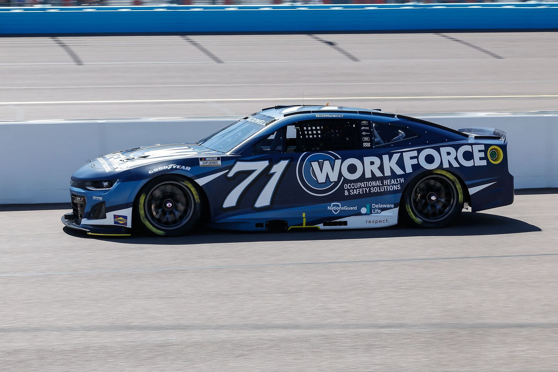 Michael McDowell (#71 Spire Motorsports Workforce Chevrolet) leaves the pits before the NASCAR Cup Series Shriners Children&#039;s 500 on March 9, 2025 at Phoenix Raceway - Source: Getty