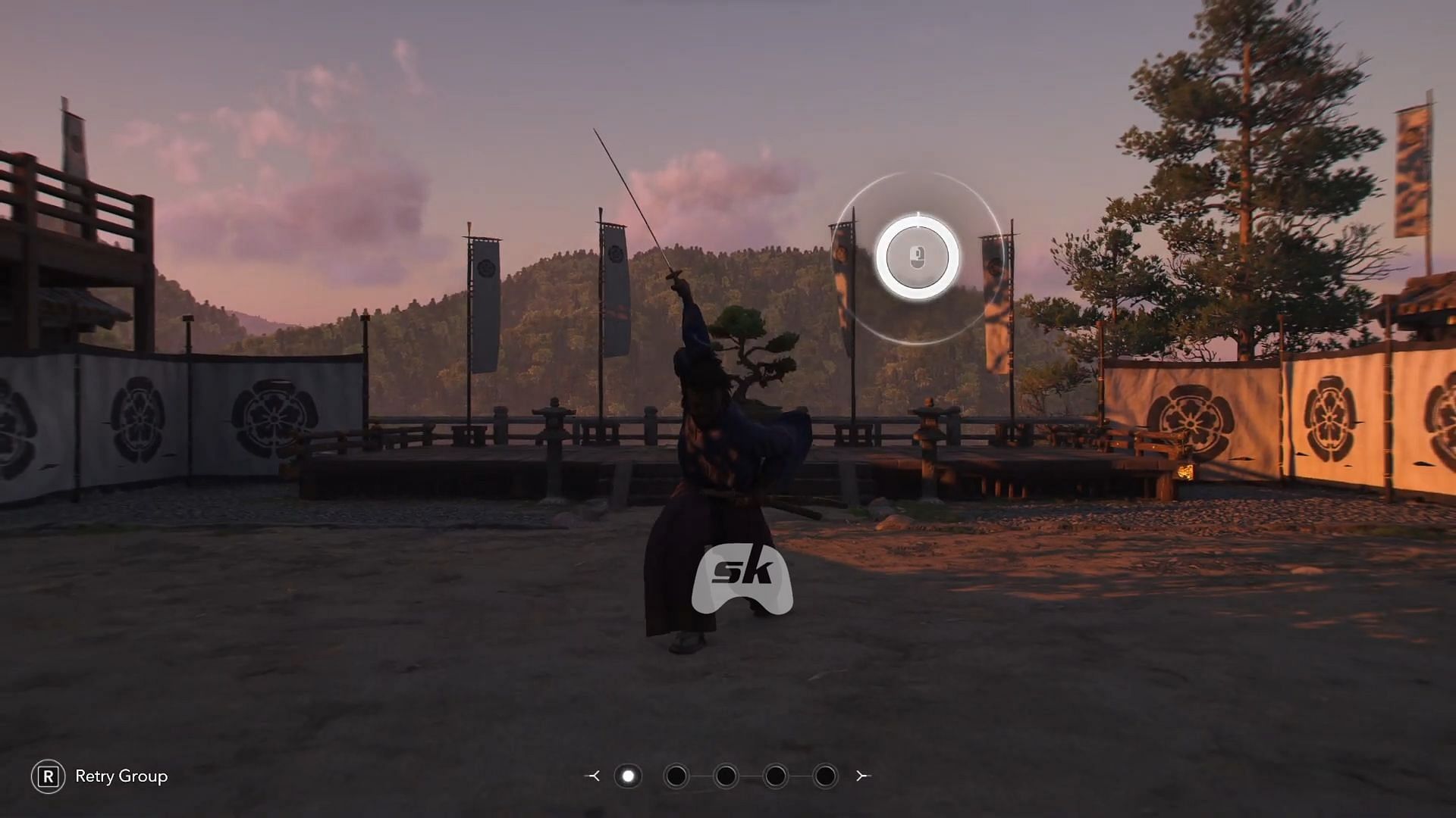 Yasuke&#039;s training session (Image via Sportskeeda Gaming || Ubisoft)