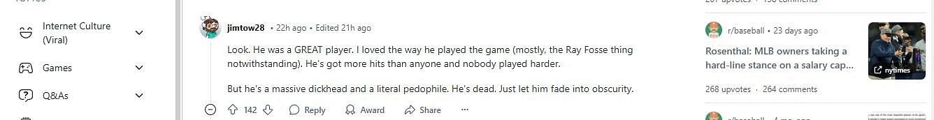 &quot;He&#039;s a massive di*khead &amp; a literal pedophile&quot;: Fans frustrated by MLB commissioner&rsquo;s reported Pete Rose decision a day after Donald Trump&#039;s comments