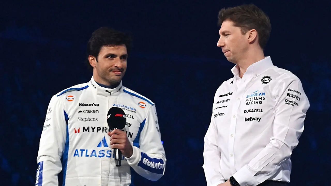 Carlos Sainz [L] with James Vowles [R] [Image Source: Getty]