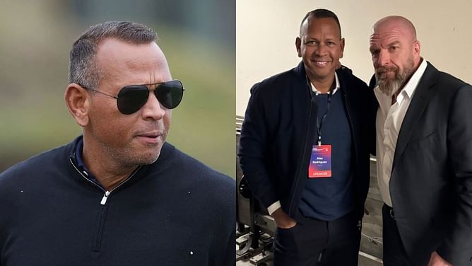 Alex Rodriguez runs into WWE superstar Triple H, steals the spotlight at charity dinner in NYC