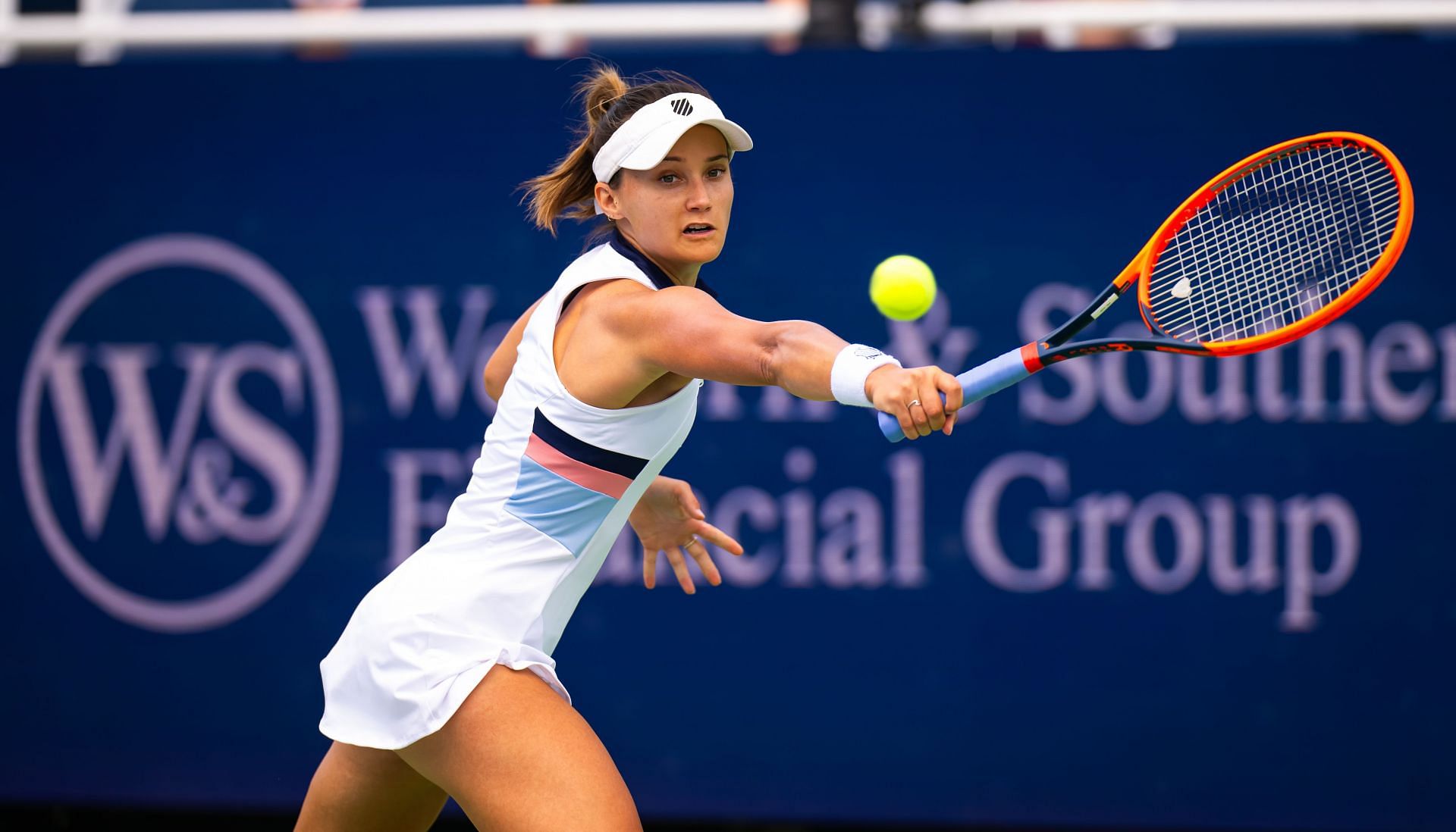 Davis in action at the Cincinnati Open 2024 - Day 1 - Source: Getty