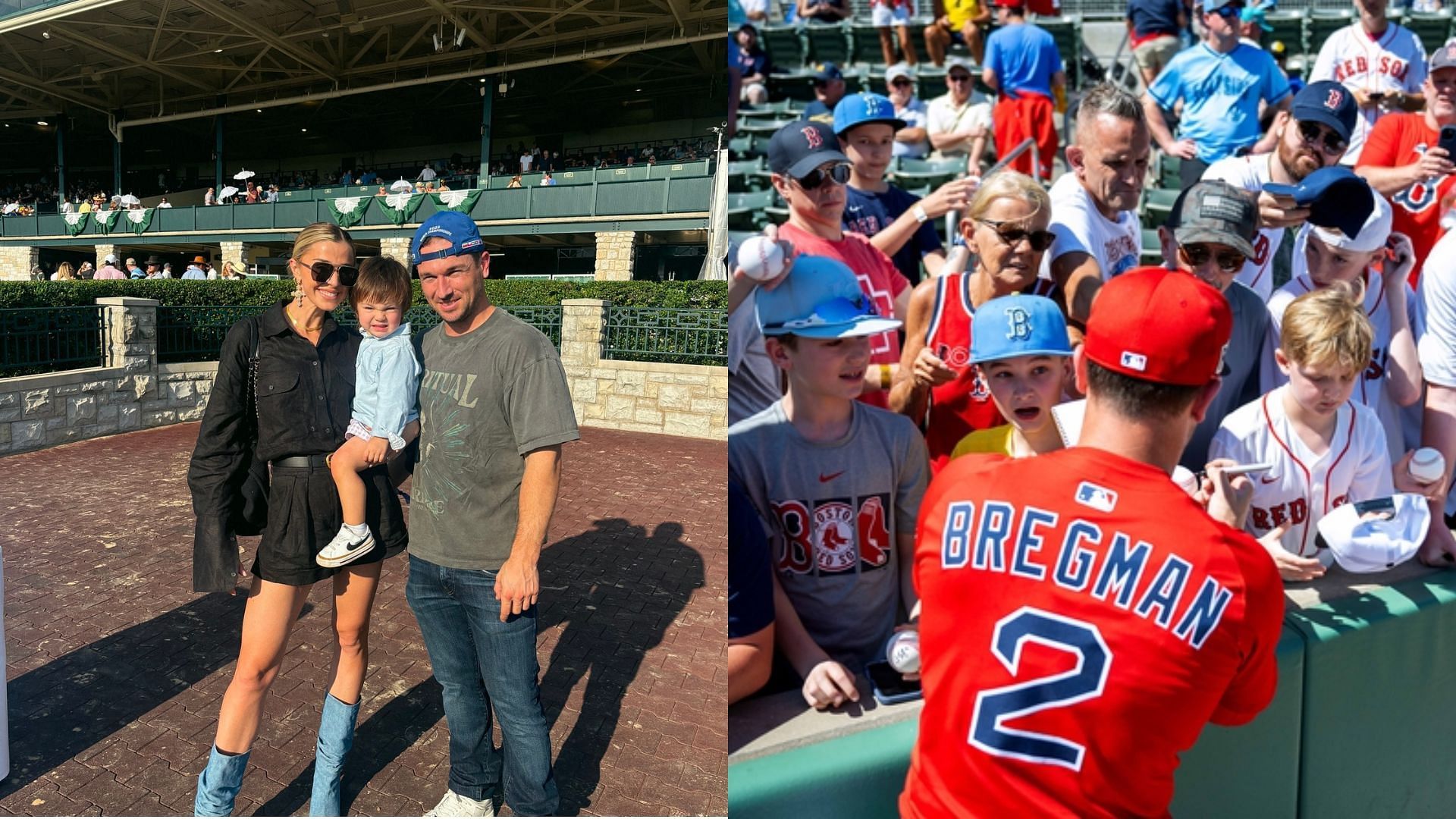 Alex Bregman&rsquo;s son Knox enjoys Spring Training fun with Red Sox star and mom Reagan in heartwarming moments