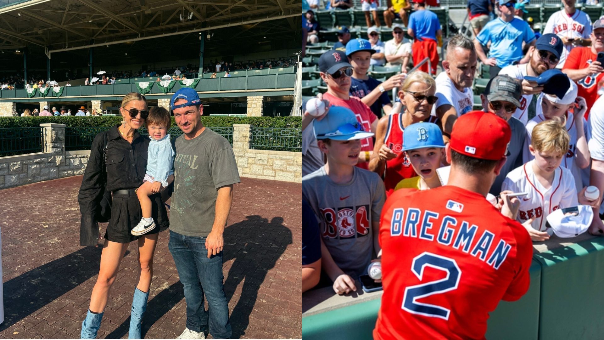 Alex Bregman’s son Knox enjoys Spring Training fun with Red Sox star and mom Reagan in heartwarming moments