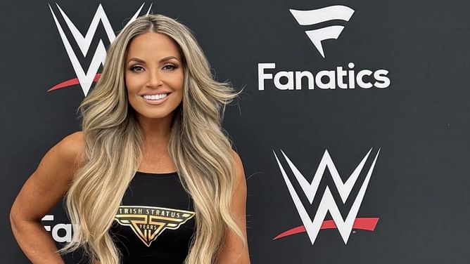 AEW personality claims she is "obsessed" with Trish Stratus' look at WWE Elimination Chamber 2025