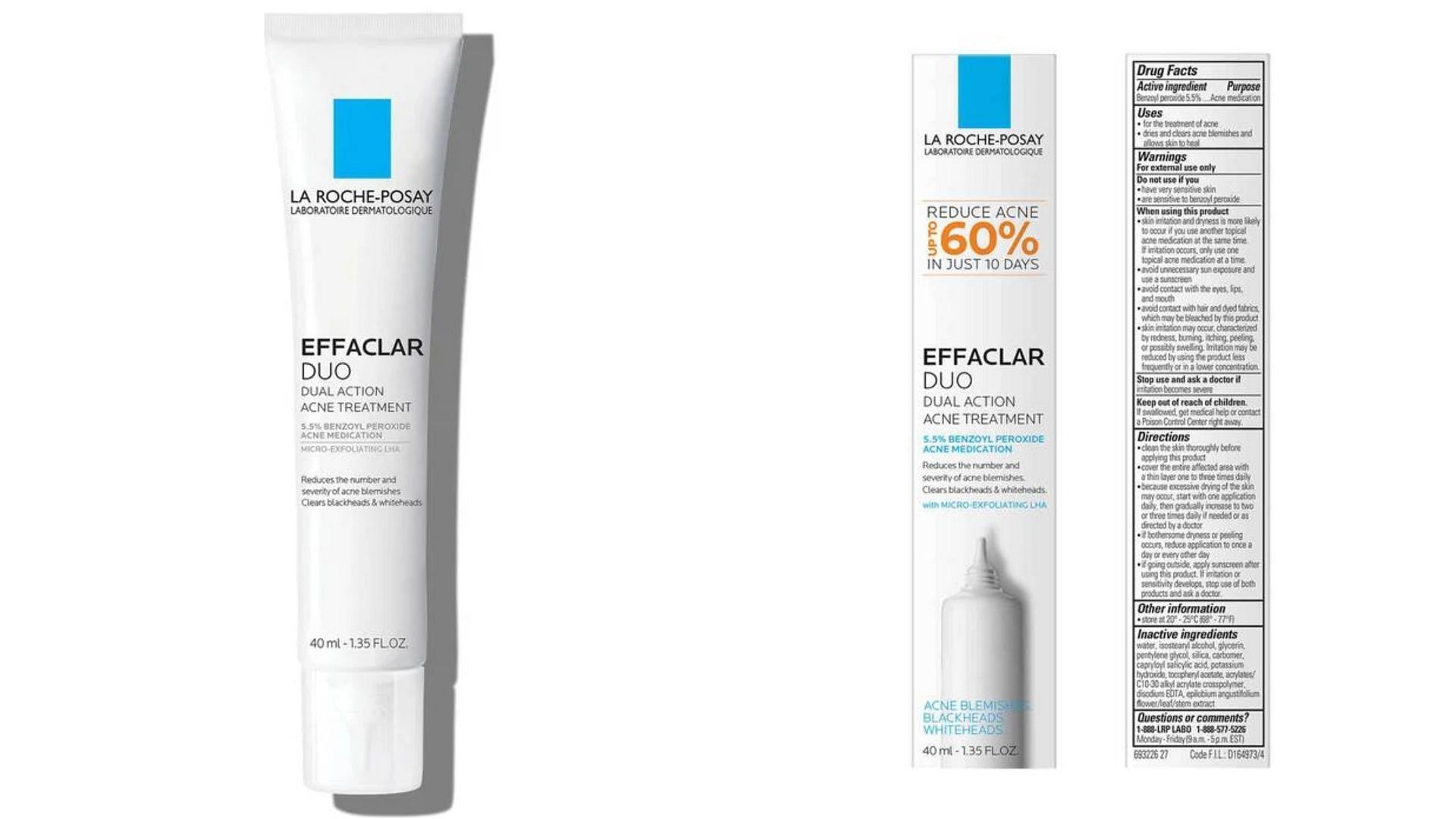 La Roche Posay acne treatment cream recalled due to elevated levels of benzene. (Image via La Roche Posay)