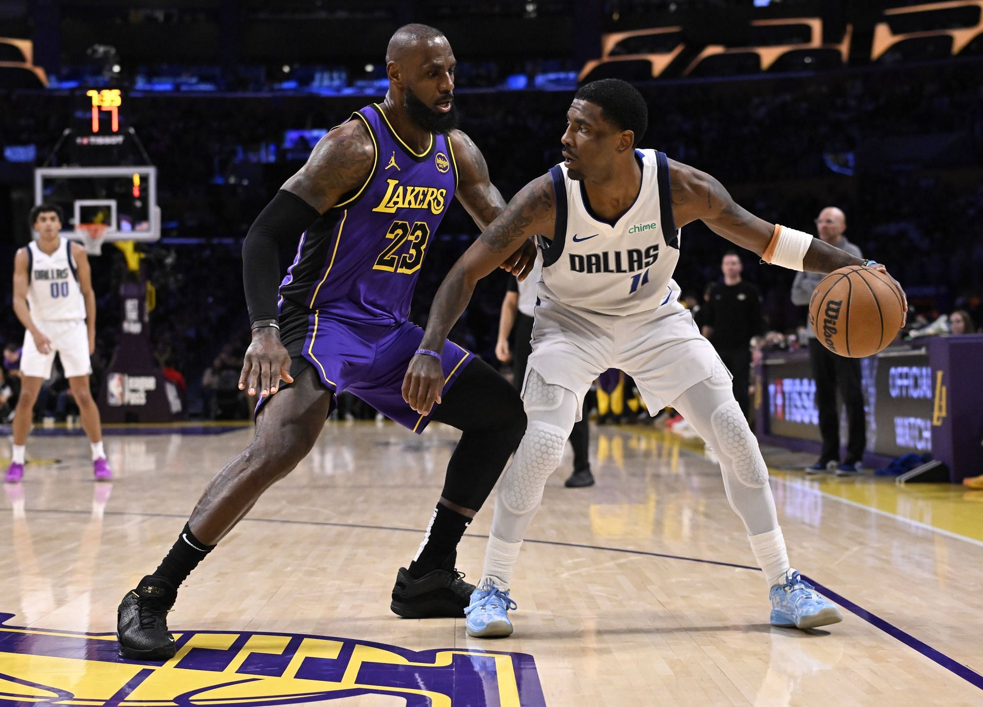 Los Angeles Lakers defeated the Dallas Mavericks 107-99 to win a NBA basketball game. - Source: Getty