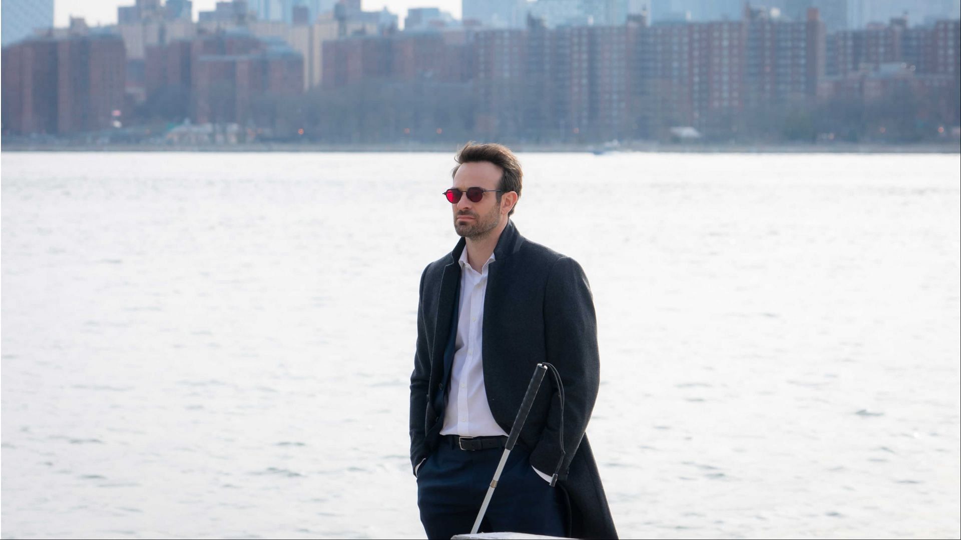 Charlie Cox as Matt Murdock in Daredevil: Born Again. The latest episode subtly connects the series to the larger MCU, referencing events from Secret Invasion and The Marvels. (Image via Marvel)