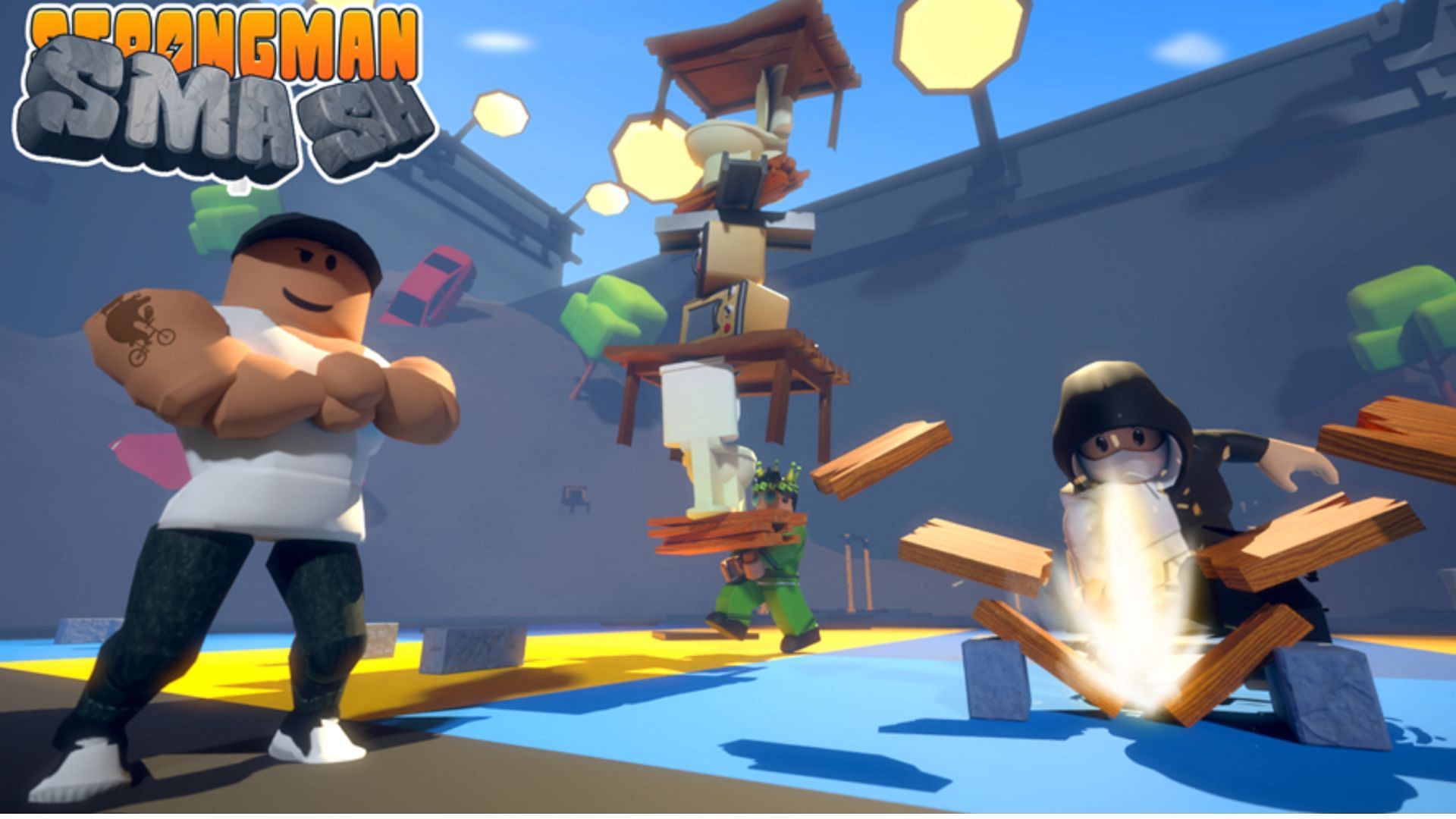 All valid codes for Strongman Smash (Image via Roblox)