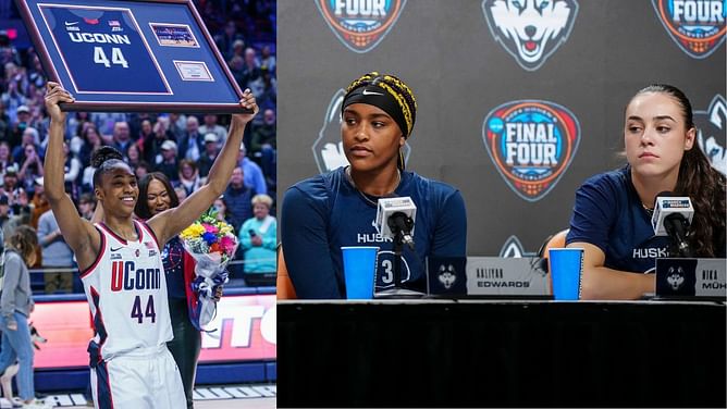 Ex-UConn stars Aaliyah Edwards and Nika Muhl hype up Aubrey Griffin's March Madness IG dump