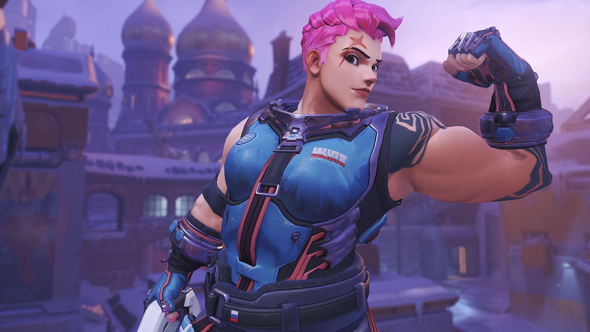 Zarya is a great tank for absorbing damage (Image via Blizzard Entertainment)