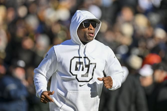 Deion Sanders drops throwback clip with his signature all-red Nike Air DT Max 96