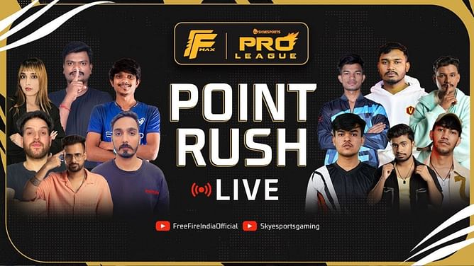 Skyesports Free Fire Max Pro League 2025 Point Rush: Overall points table and highlights