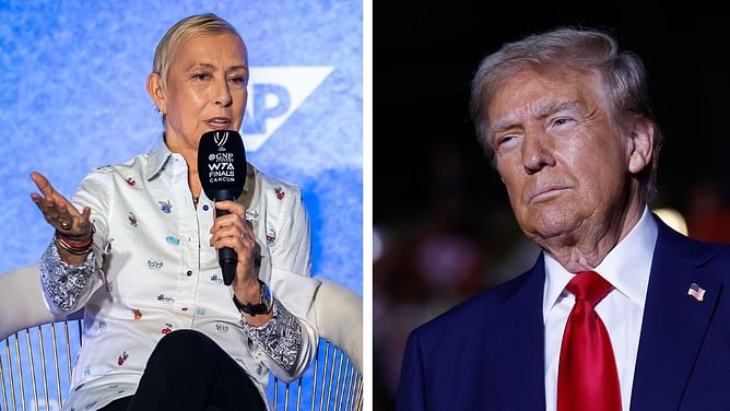 Martina Navratilova claps back at troll over 'play more, talk less' remark after calling out Donald Trump's Ukraine stance