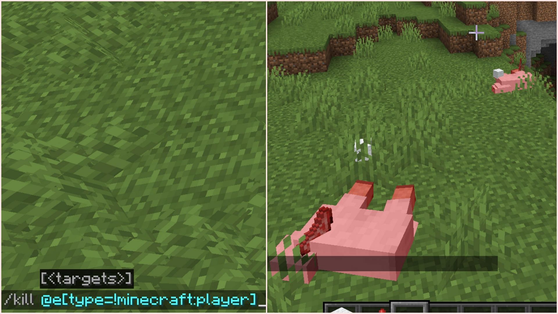 There is an easy trick to kill all entities in Minecraft. (Image via Sportskeeda Gaming || Mojang Studios)