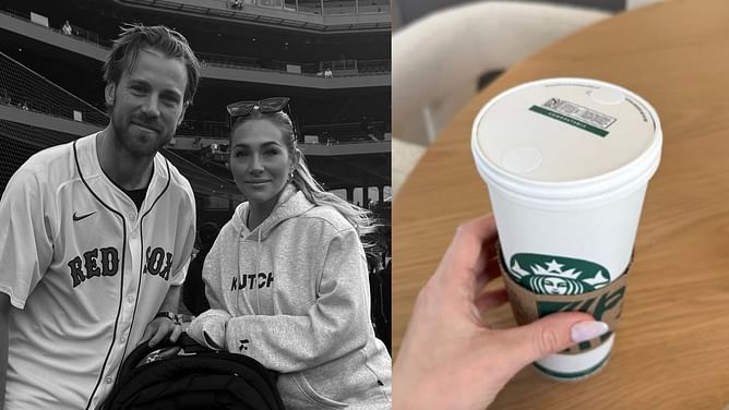 "Soooo yucky": Elias Lindholm's wife Annica lets her distaste known for new Starbucks lids