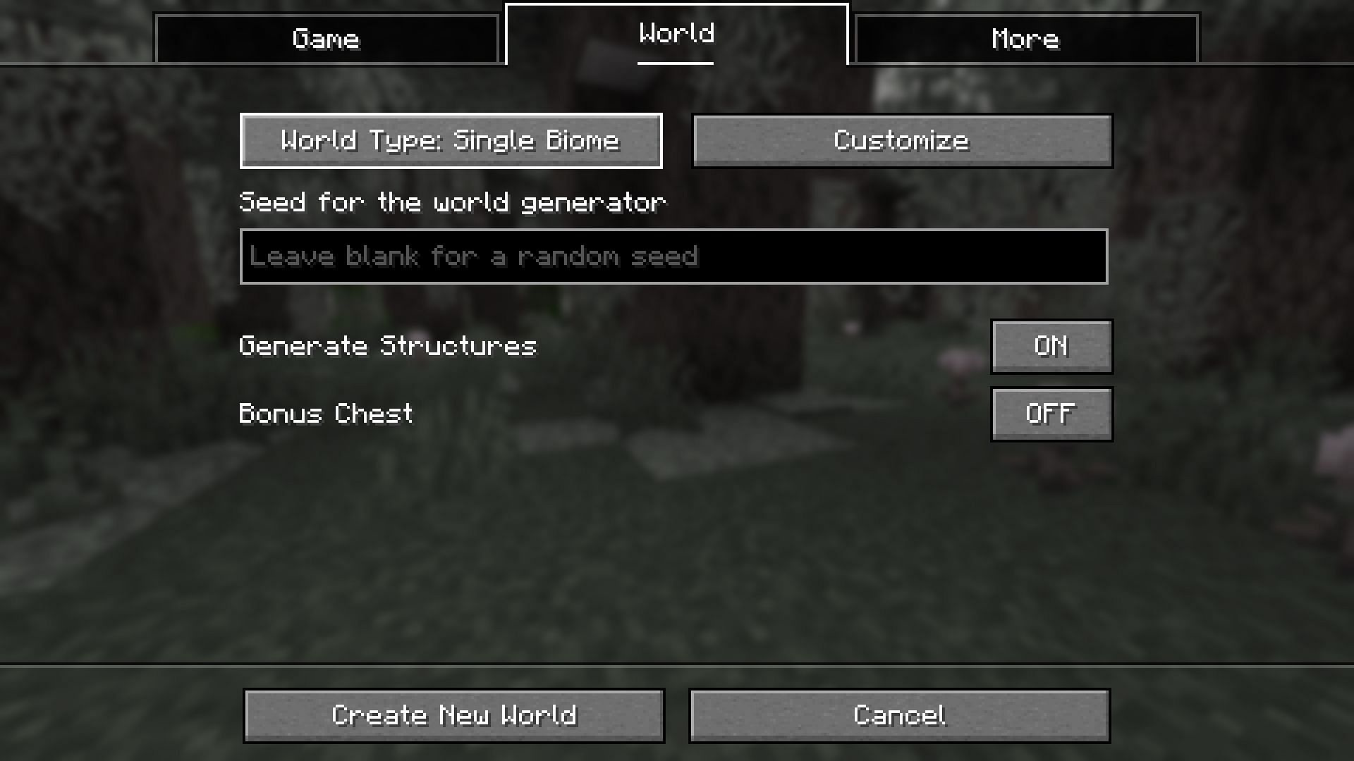 You can easily try the single-biome challenge in Minecraft and test your survival skills (Image via Sportskeeda Gaming || Mojang Studios)