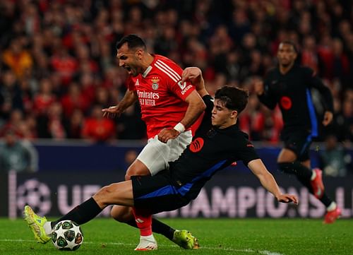 SL Benfica v FC Barcelona - UEFA Champions League 2024/25 Round of 16 First Leg - Source: Getty