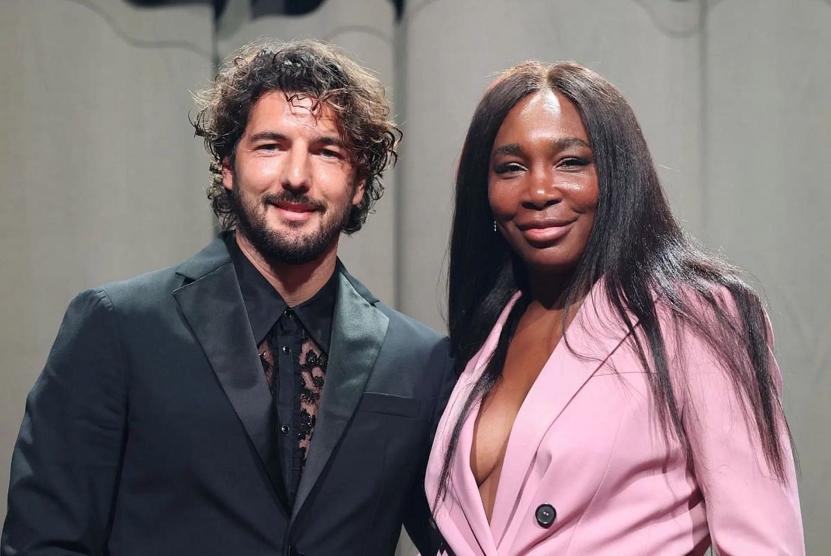 Venus Williams and her boyfriend, Andrea Preti - Source: Getty