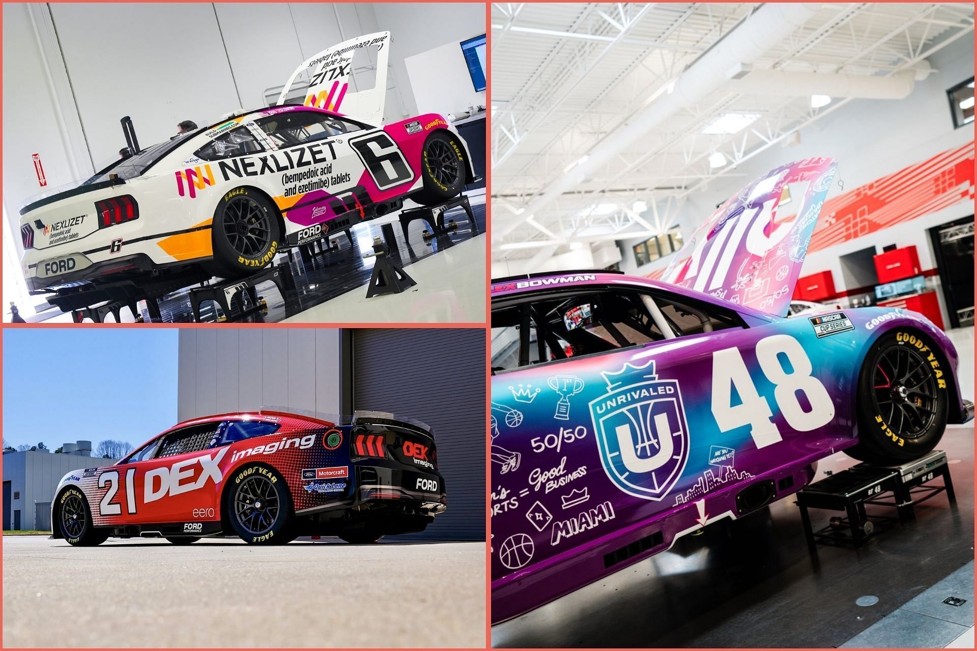 5 best NASCAR paint schemes for the 2025 Homestead-Miami race unveiled so far (Images from @TeamHendrick, @RFKRacing, and @woodbrothers21 on X)