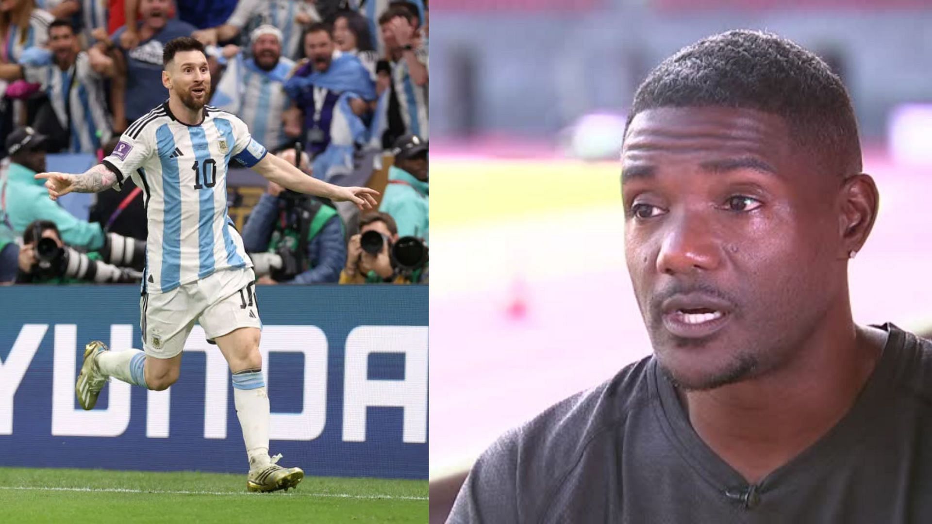 Justin Gatlin reacts to Lionel Messi playing for the first time ever in Jamaica [Image Source : Getty]