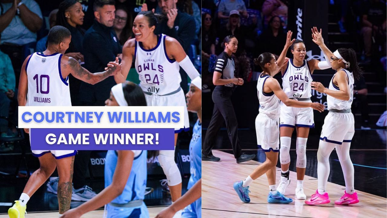 Minnesota Lynx teammates Courtney Williams and Napheesa Collier are raring to lead the Lunar Owls to the inaugural Unrivaled championship. [photo: @lunarowlsbc/IG]