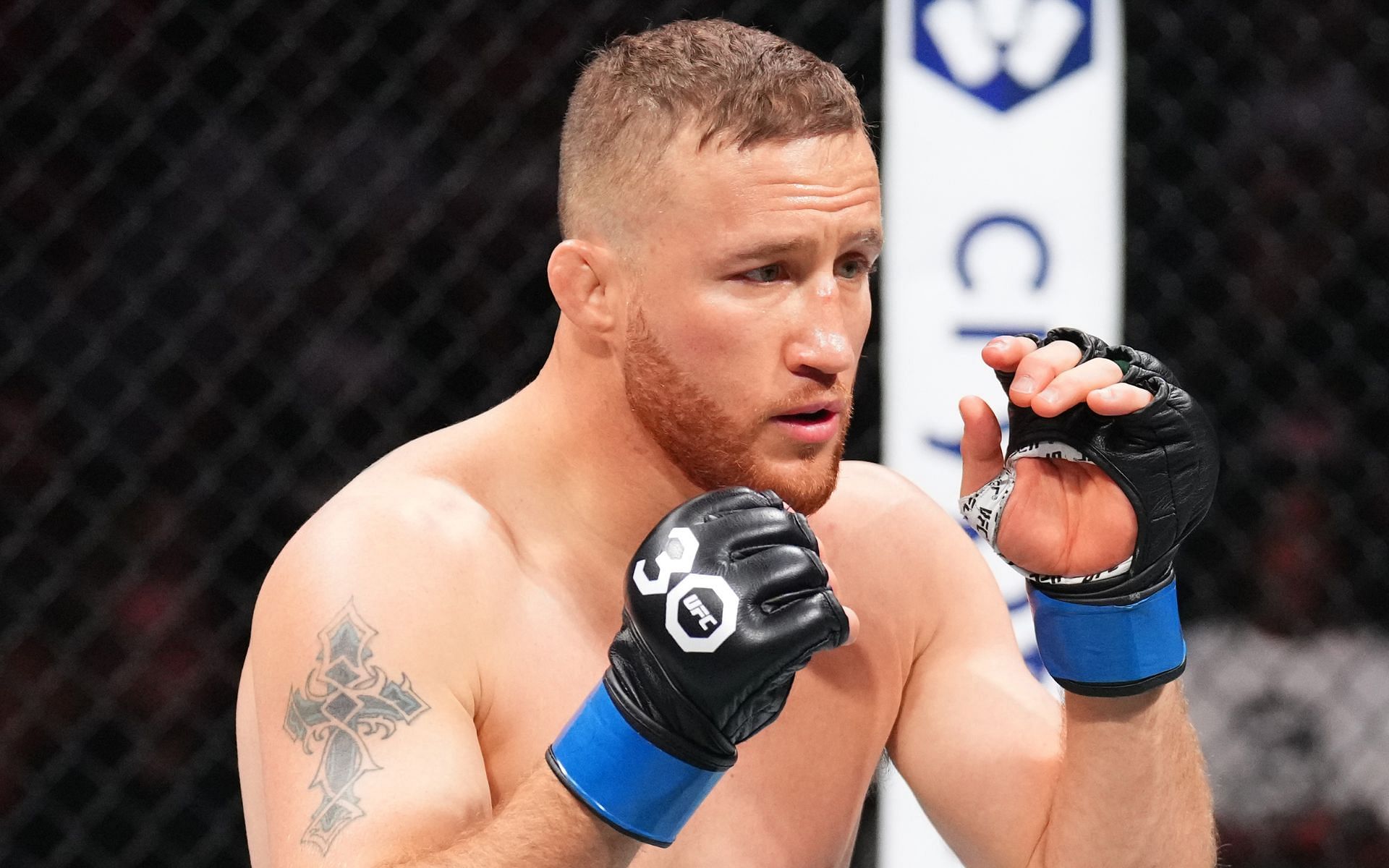 Justin Gaethje (pictured) is expected to face Rafael Fiziev in the co-main event of UFC 313 [Image courtesy: Getty Images]