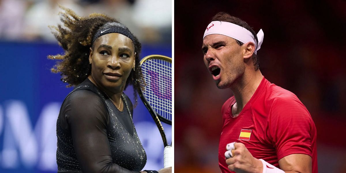 Serena Williams (left), Rafael Nadal (right), Sources: Getty