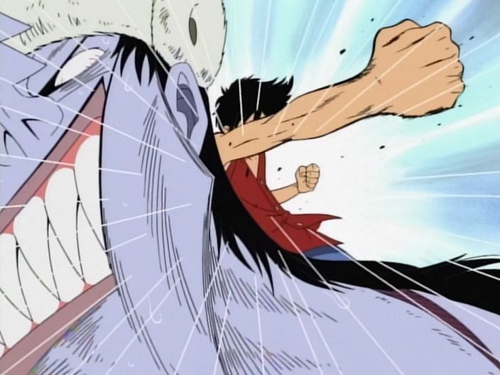 Monkey D. Luffy in One Piece.