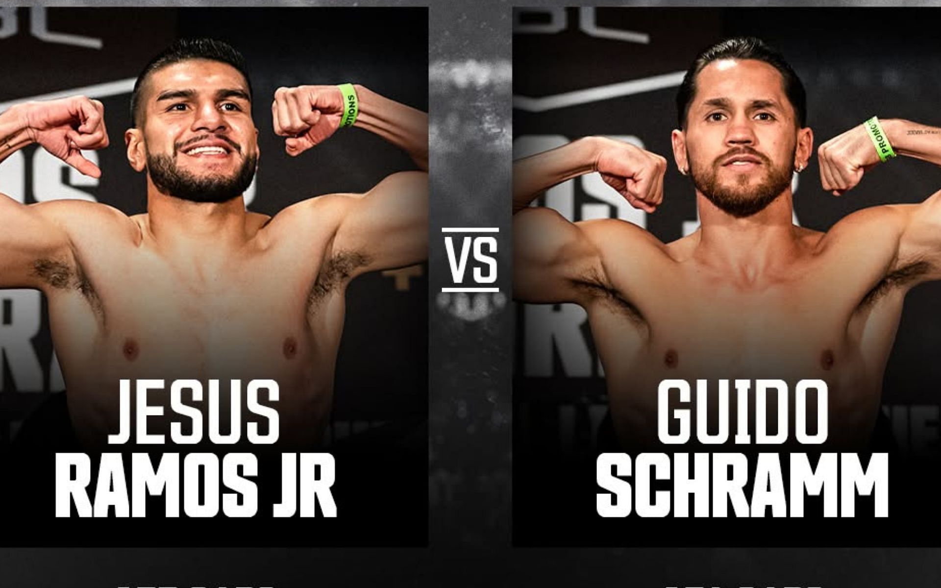 Jesus Ramos (left) will take on Guido Schramm (right) on the main card of the PBC boxing event. [Image courtesy @premierboxing on Instagram]