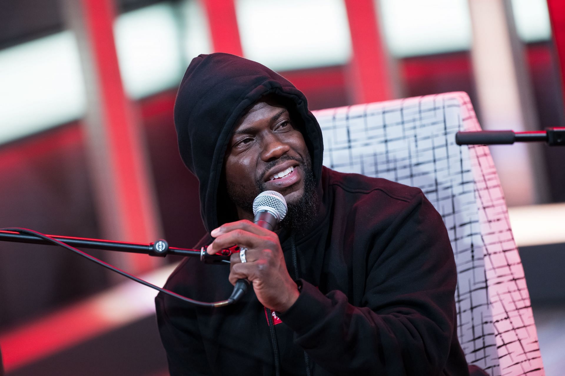 &quot;Straight From The Hart Live&quot; With Kevin Hart At SiriusXM Studios In Miami - Source: Getty