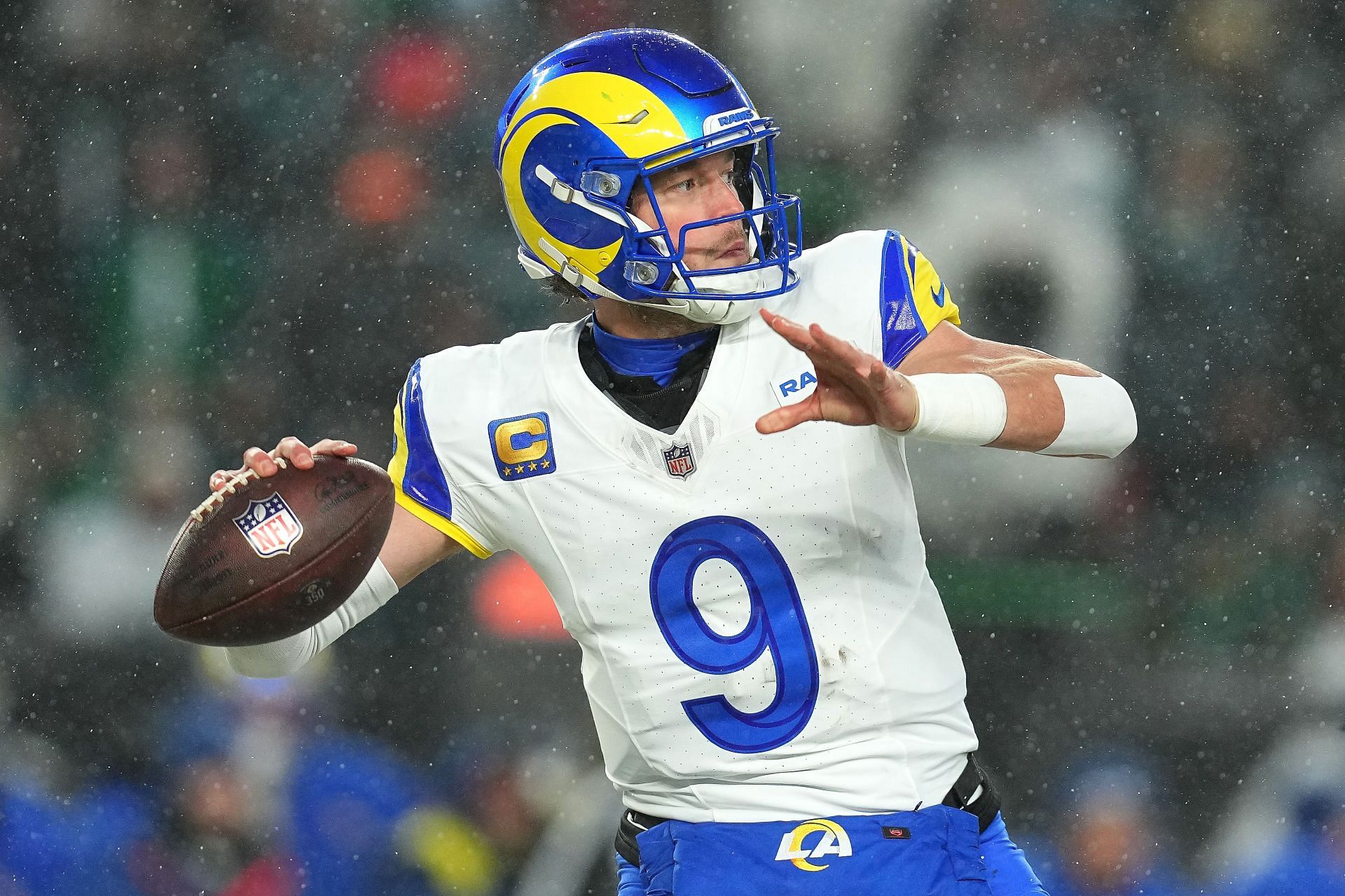 Matthew Stafford at Los Angeles Rams v Philadelphia Eagles - Source: Getty