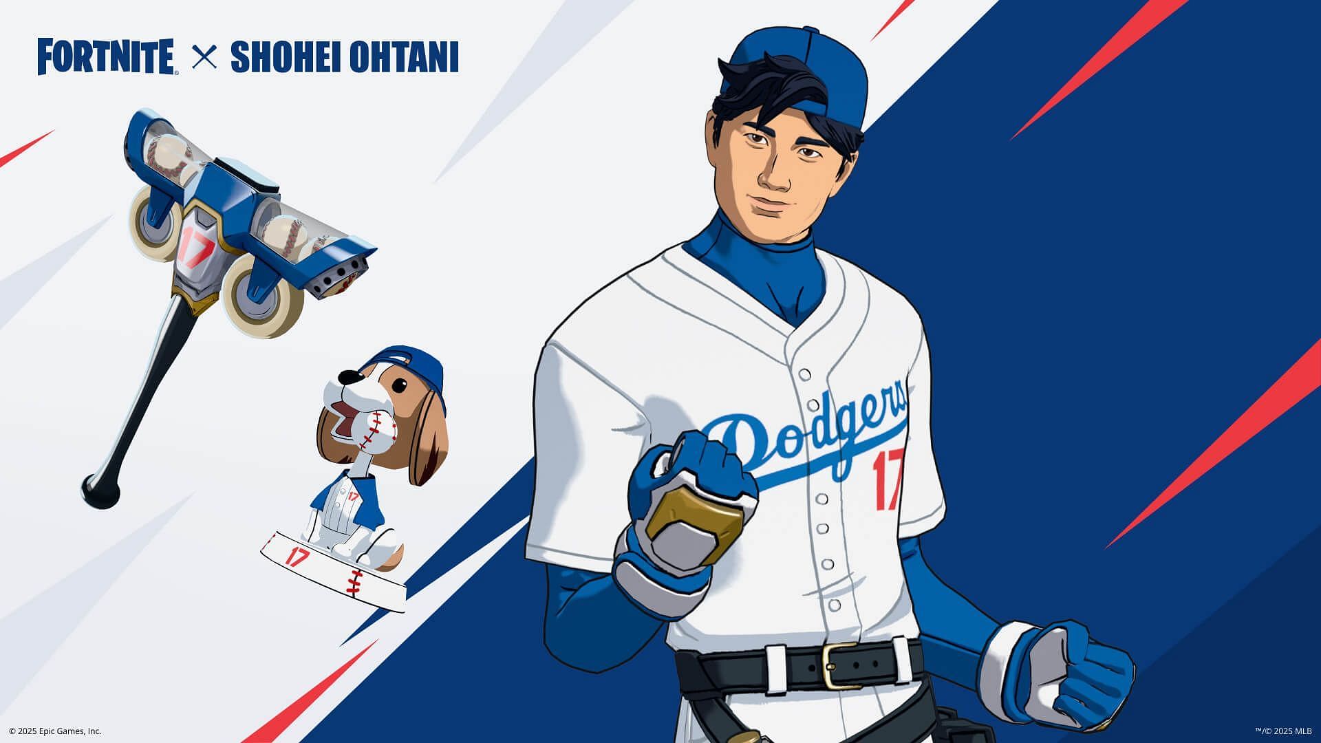 Fortnite just announced the Shohei Ohtani collaboration (Image via Epic Games)